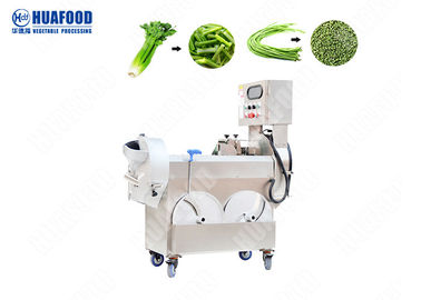 آلة قطع الخضروات متعددة الوظائف 1000KG / H آلة قطع الخضروات التجارية
