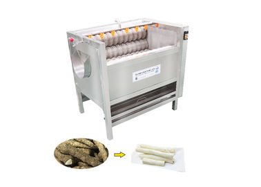 آلة تنظيف جزر البطاطس الأوتوماتيكية 1000 كجم / ساعة