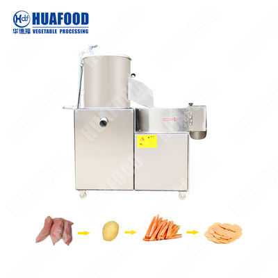 آلة تقشير وتقطيع البطاطس الحلوة 300 كجم في الساعة