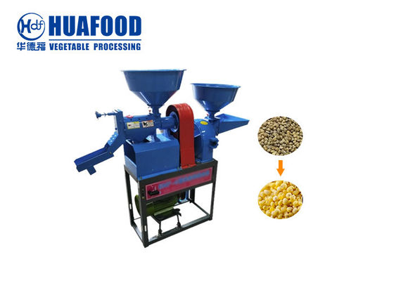 2.2kw آلات تصنيع الأغذية الأوتوماتيكية الزراعية المدمجة مطحنة الأرز الصغيرة