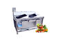 آلة غسيل الفاكهة والخضروات المزدوجة 380V 3 HP