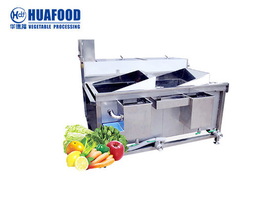 آلة غسيل الخضروات الورقية ذات الفقاعات الهوائية 1800 * 1800 * 1650mm