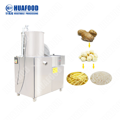 آلة تقشير البطاطس 300 كجم / ساعة منظف البطاطس وآلة المقشرة
