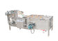 آلة غسل الفقاعات الهوائية للطماطم والملفوف بسعة 500 كجم / ساعة SUS 304 غسالة خضروات من الفولاذ المقاوم للصدأ